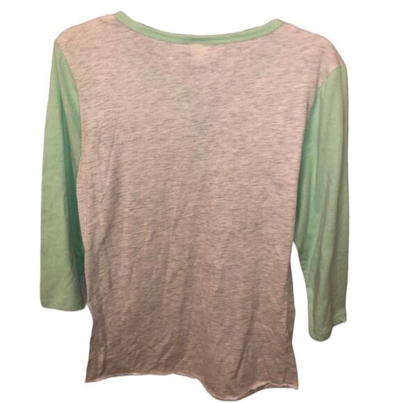 Baseball Sleeve Pocket Tee - Size Large - Picture 2 of 3